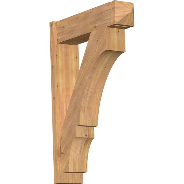 Ekena Millwork Balboa Arts & Crafts Smooth Outlooker, Western Red Cedar, 7 1/2"W x 28"D x 40"H OUT08X28X40BOA03SWR - main